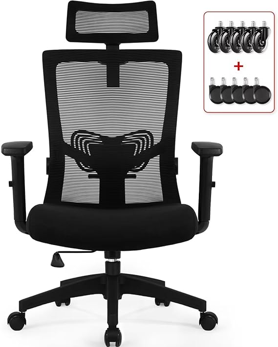 🔥 Fauteuil de Bureau Ergonomique Daccormax - Inclinable, Accoudoirs, App à 103.28€ 🔥 Fauteuil de Bureau Ergonomique Daccormax – Inclinable, Accoudoirs, App à 103.28€