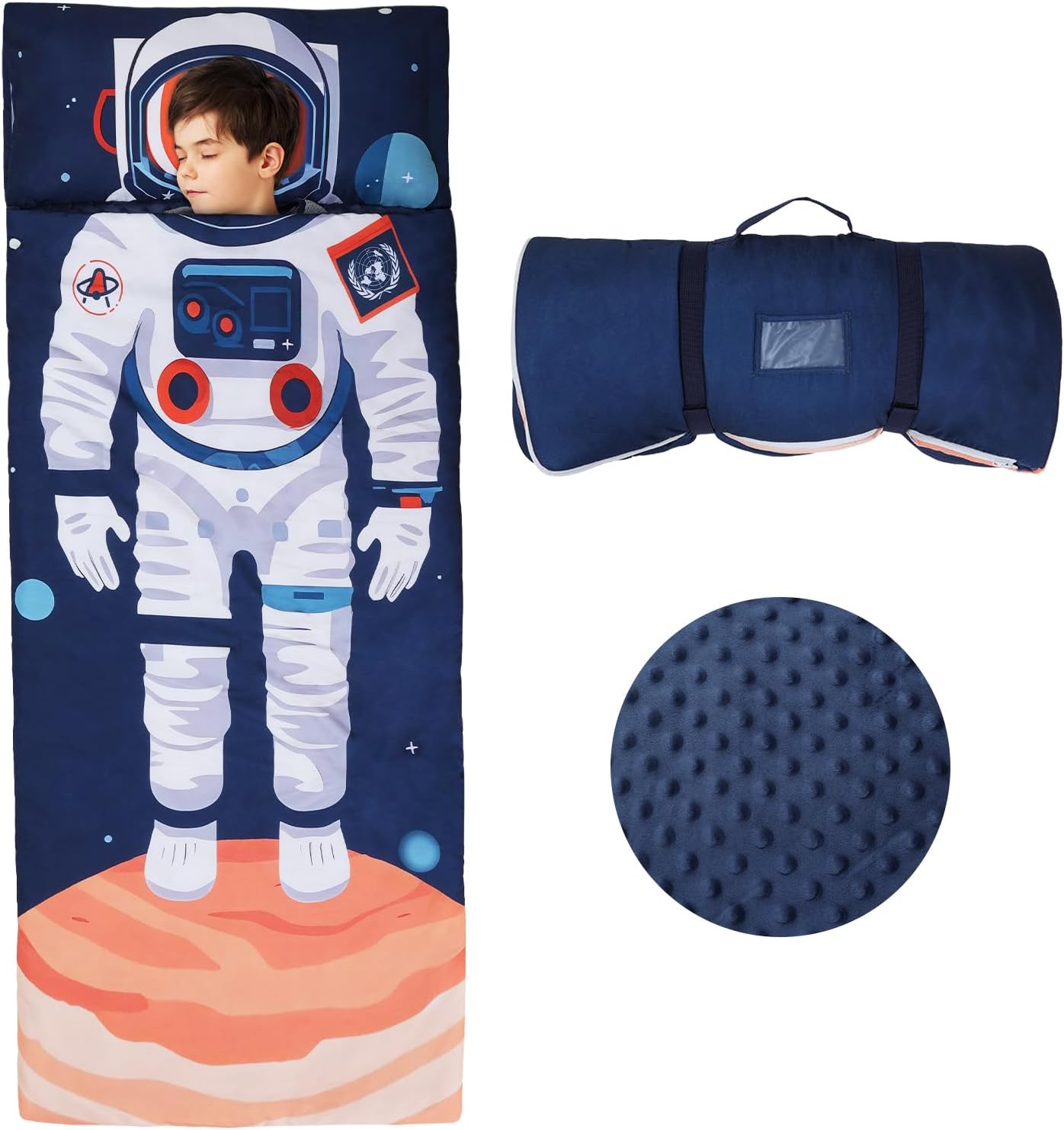 🔥 PRIX FLASH | Sac de Couchage Enfants Decalsweet – avec Oreiller Amovible, tapis de siest
