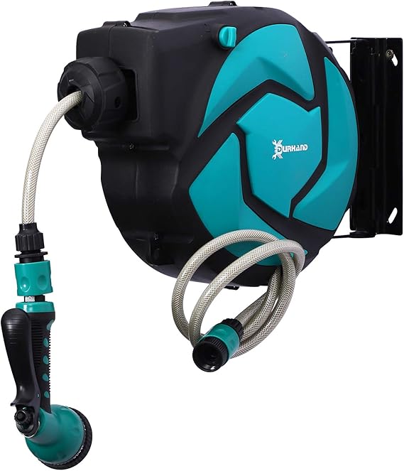 🔥 Dévidoir Mural Enrouleur Automatique Outsunny - avec tuyau et Lance ar à 40.90€ 🔥 Dévidoir Mural Enrouleur Automatique Outsunny – avec tuyau et Lance ar à 40.90€