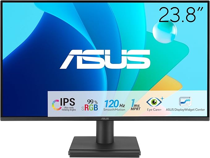 🔥 Ecran PC 23.8" Asus VA249HG - 1920x1080 Full HD, 1 ms, 120 Hz à 79.00€ 🔥 Ecran PC 23.8″ Asus VA249HG – 1920×1080 Full HD, 1 ms, 120 Hz à 79.00€