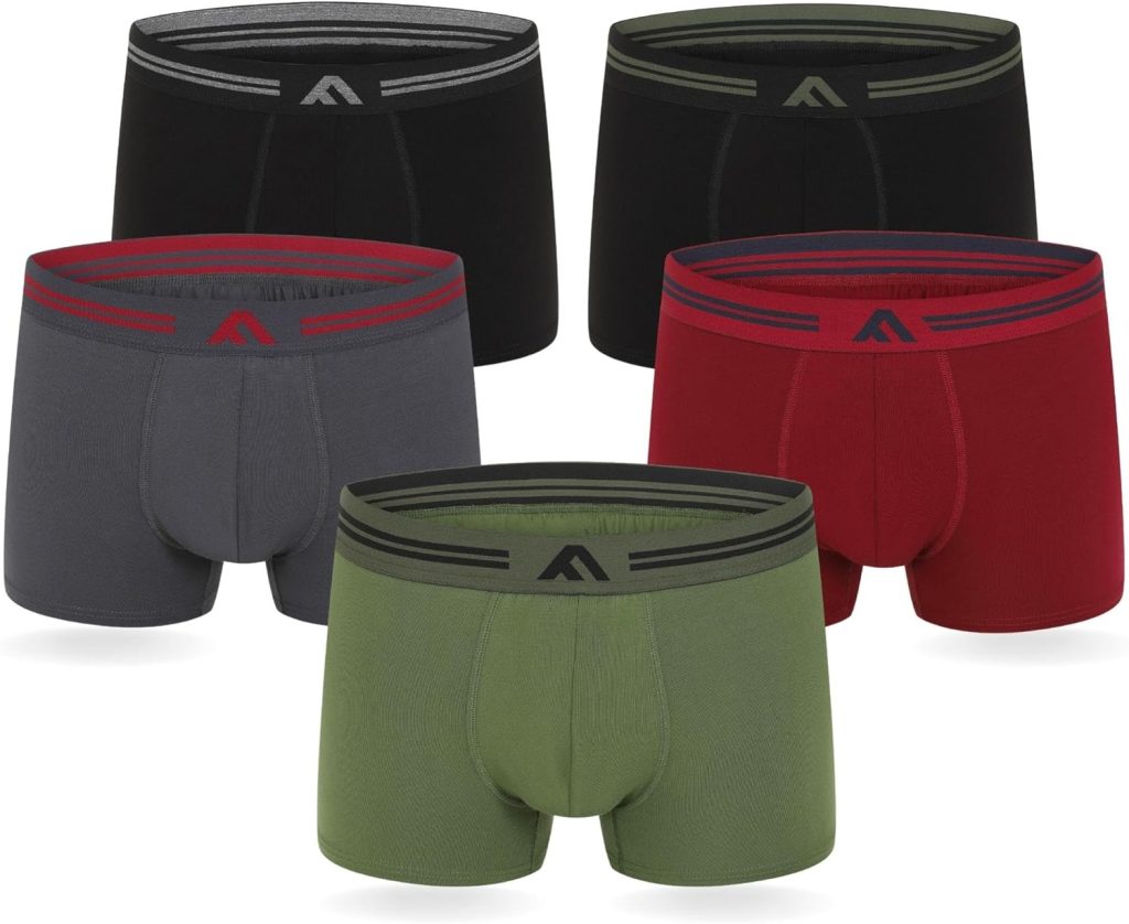 🔥 PRIX FLASH | Lot de 5 boxers homme Amazon Essentials - Jersey coton stretch, noir, taill Lot de 5 boxers homme Amazon Essentials - Jersey coton stretch, noir, taille M