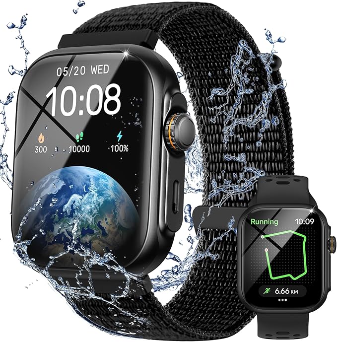 🔥 Montre Connectée Femme 1,91 Pouces Bluetooth avec Appel Alexa IA SpO2 🔥 Montre Connectée Femme 1,91 Pouces Bluetooth avec Appel Alexa IA SpO2