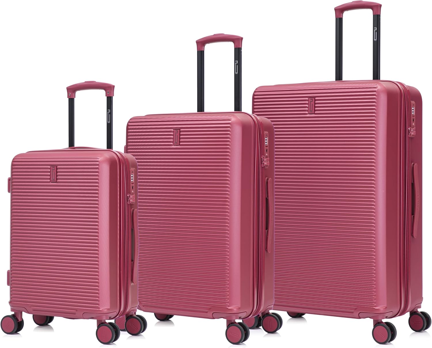 🔥 189.99€ | Set de 4 Valises de Voyage Rigide Kono – en Polypropylène, 4 Roulettes & Se