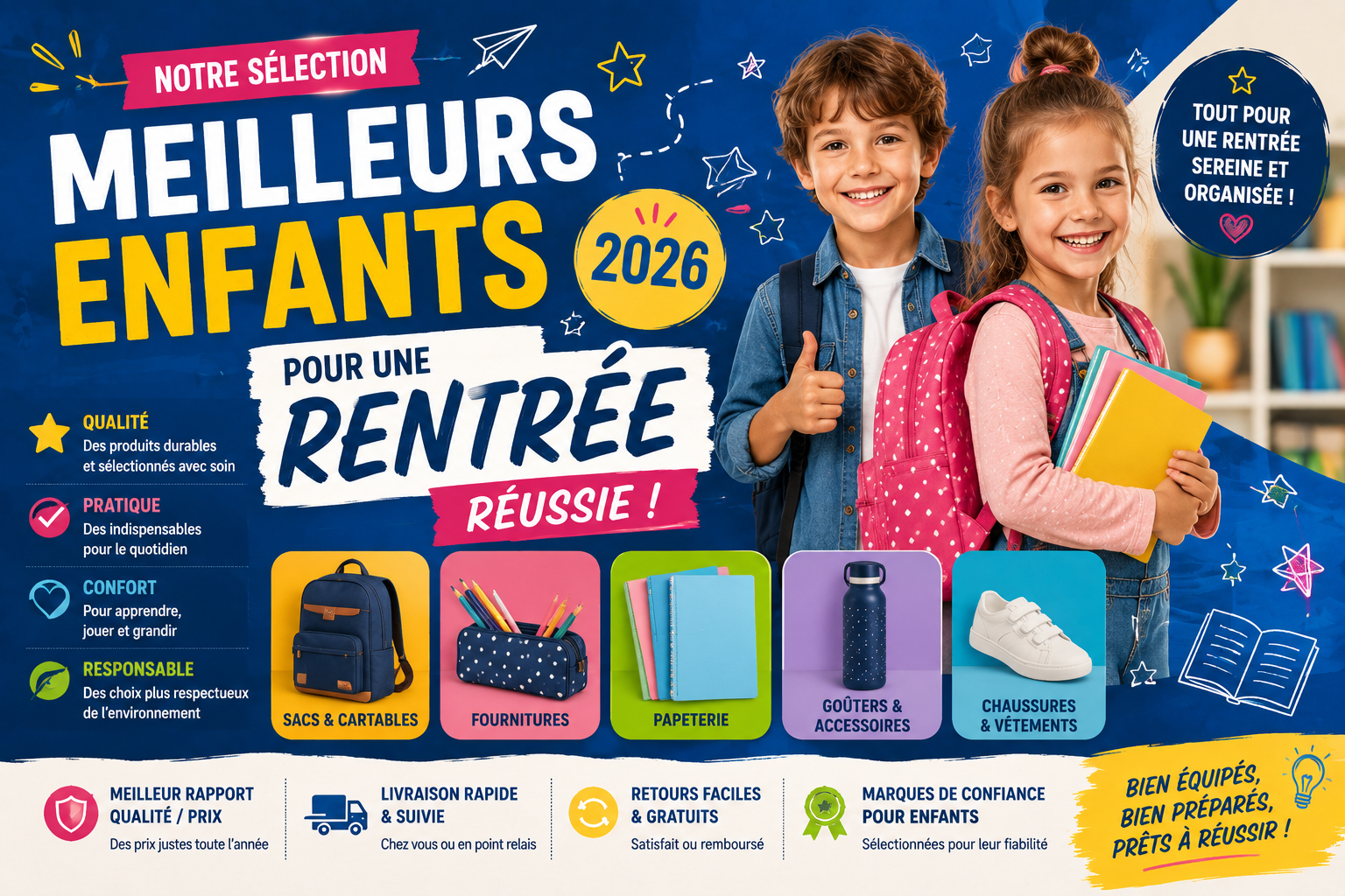 Enfants_rentree : notre selection Amazon France