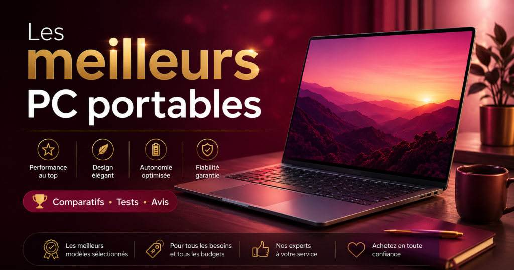 banner meilleurs pc portables 2026 2