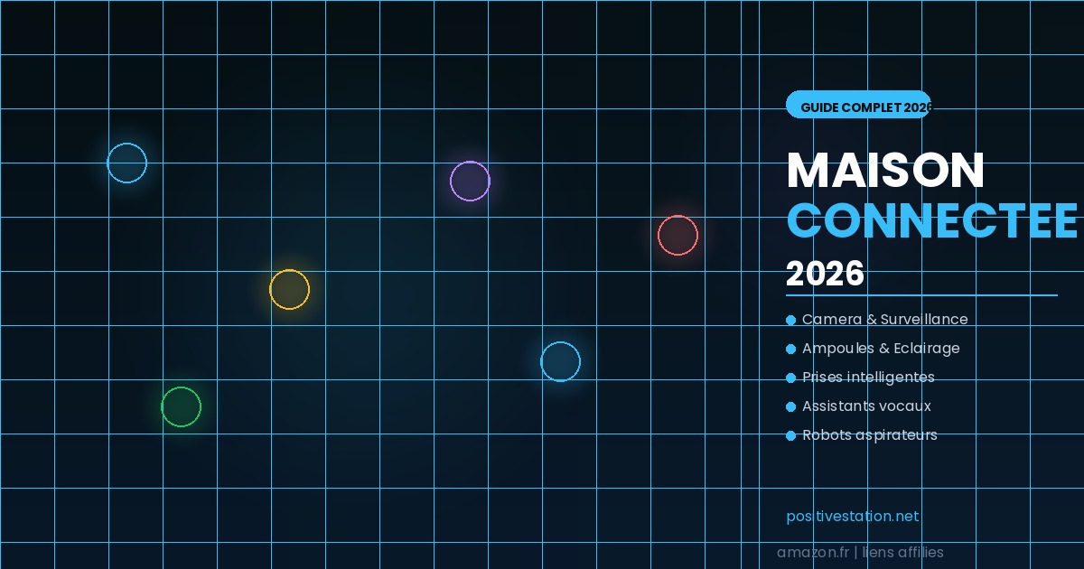 Maison connectée 2026 : caméras, ampoules, prises et assistants vocaux — top Amazon