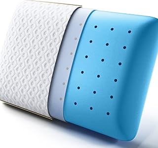 BedStory Oreiller en Mousse à mémoire de Forme – Oreiller en Gel rafraîchissant pour Dormir – Oreiller Doux de Soutien à fermeté Moyenne pour Les Personnes Dormant sur Le côté, Le Ventre et Le Dos niche bedstory oreiller en mousse a memoire de