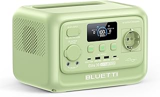 BLUETTI Générateur Électrique Portable Elite 30 V2(Vert Pré), Batterie Nomade LiFePO4 288Wh 600W, Prises CA (Puissance de Surcharge 1500W), 0-100% en 70 Min, pour Camping, Urgence et Vacances niche bluetti generateur electrique portable e
