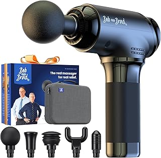 Bob and Brad T2 Pistolet de Massage Musculaire, Massage Gun Tissus Profonds avec Batterie 4000mAh, Pistolet Masseur Portable & Appareil de Massage pour la Récupération Sportive & le Bureau niche bob and brad t2 pistolet de massage musc