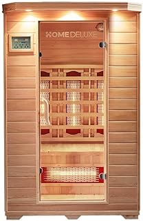 Home Deluxe – Cabine infrarouge REDSUN M VSS - 120 x 105 x 190 cm - pour 2 personnes, 6 émetteurs à spectre complet, bois : pruche I Sauna infrarouge, sauna, cabine chauffante, infrarouge niche home deluxe cabine infrarouge redsun m v