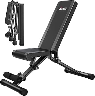 JOROTO MD35 Banc de Musculation Pliable - Banc Musculation Complet Capacité de Poids de 318 KG niche joroto md35 banc de musculation pliable