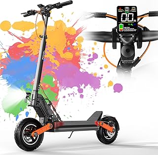 JOYOR Trottinette Electrique Adulte S/T Serie Autonomie 50-90KM Batterie 48/60V 13/18/26Ah Moteur 600W/600W*2/1000W*2 Trotinette Electrique Puissante Tout Terrain Ultra Legere Double Suspension niche joyor trottinette electrique adulte st s
