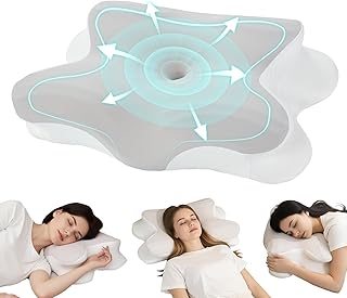 Oreiller Ergonomique Cervical Memoire Forme, Oreiller Ergonomique à Mémoire de Forme pour Les Dormeurs sur Le côté, Le Dos et Le Ventre niche oreiller ergonomique cervical memoire fo