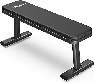PASYOU PW100 Banc de Musculation, Capacité de Charge Extrême 660 KG, Plat Banc D'entraînement Pour l'entraînement du Corps Entier à La Maison niche pasyou pw100 banc de musculation capacit