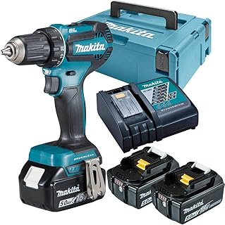 Perceuse visseuse 18V LXT (3x5,0 Ah) en MAKPAC - MAKITA DDF485RTJ3 niche perceuse visseuse 18v lxt 3x50 ah en mak