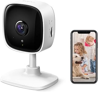 Tapo C110 Caméra de Surveillance WiFi intérieure 2K 3MP, Audio bidirectionnel, détection de Mouvement, Alarme sonore et Lumineuse, Vision Nocturne, Compatible avec Alexa, Google Assistant niche tapo c110 camera de surveillance wifi in