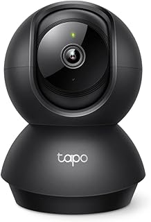 Tapo C201 Caméra de Surveillance intérieure WiFi 360°, Vision Nocturne 1080P, détection de Mouvement, Audio bidirectionnel, Compatible avec Alexa et Google Assistant, pour bébés/Animaux domestiques niche tapo c201 camera de surveillance interie