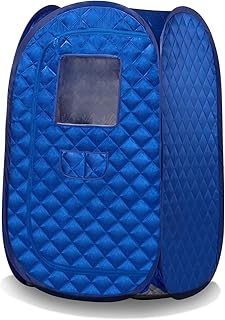 Tente de Sauna Portable Pliable pour Une Personne - Spa Complet pour Perte de Poids - Thérapie détox sans Vapeur - Bleu niche tente de sauna portable pliable pour une