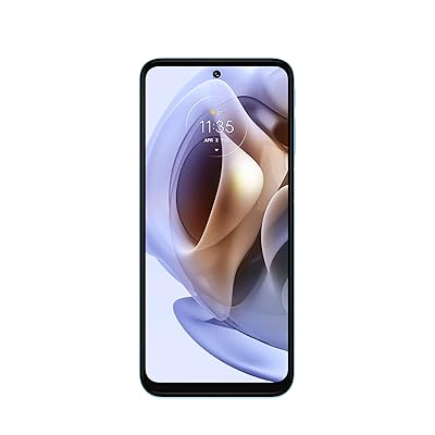 Smartphone bleu pastel tendance