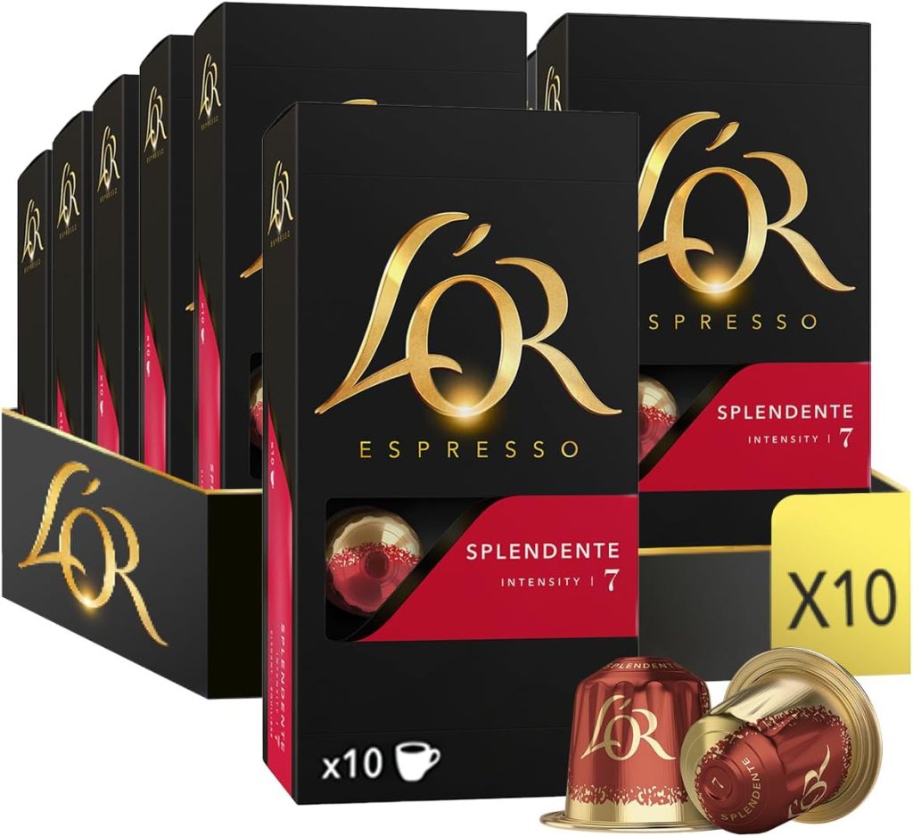 Pack de 20 Capsules de café by Amazon - Saveur noisette, compatible Nespresso