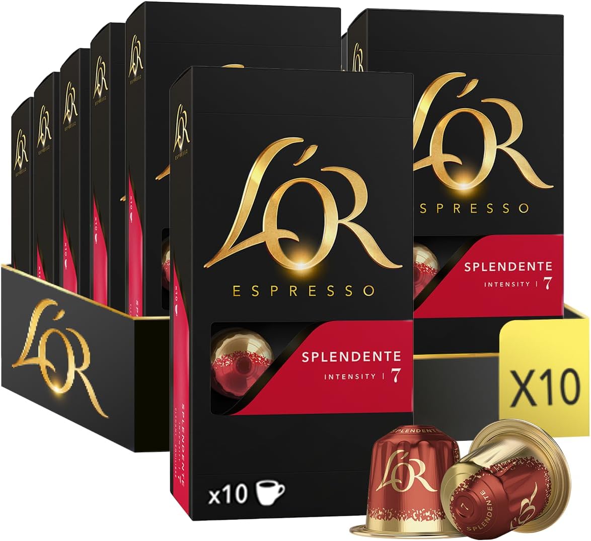 🔥 PRIX FLASH | Pack de 20 Capsules de café by Amazon – Saveur noisette, compatible Nespres