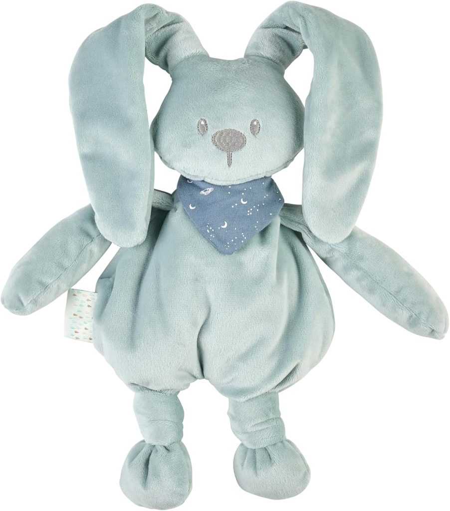 🔥 PRIX FLASH | Doudou Nattou Peluche lapin Lapidou - 36 cm, turquoise Doudou Nattou Peluche lapin Lapidou - 36 cm, turquoise