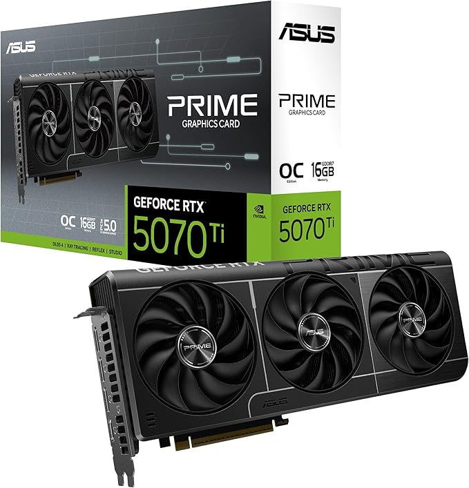 🔥 PRIX FLASH | Carte Graphique Asus Prime GeForce RTX 5070 OC 12G GDDR7 Gaming Carte Graphique Asus Prime GeForce RTX 5070 OC 12G GDDR7 Gaming