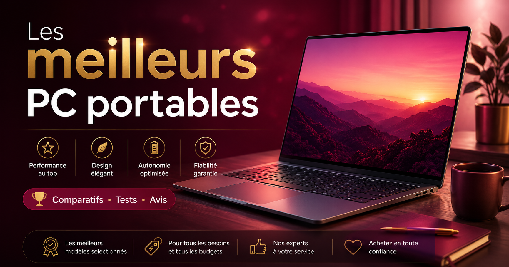 Meilleur PC portable 2026 &mdash; guide complet par budget
