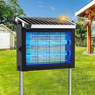 Lampe anti moustique solaire 4500V : avis et prix 2026 feat ps fini les moustiques lampe s