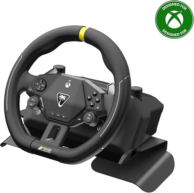 Système de volant de course sans fil Turtle Beach Racer sous licence officielle pour Xbox