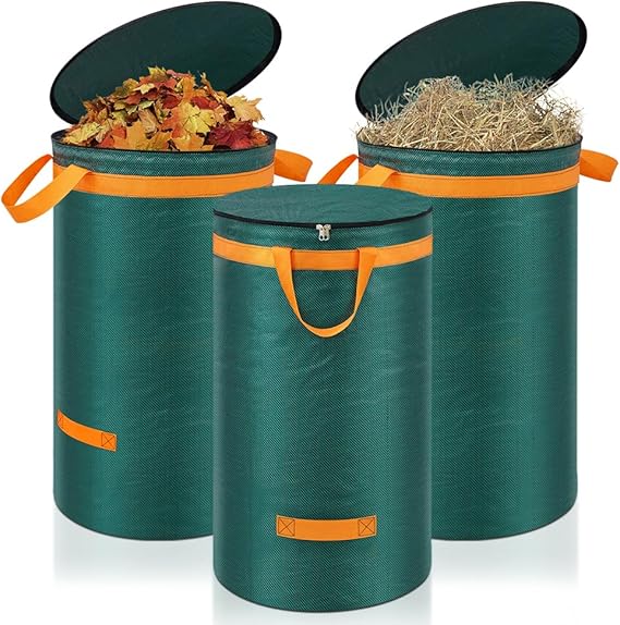 🔥 PRIX FLASH | Sac à déchets de jardin Toolland - 123L, autoportant avec poignées pliable Sac à déchets de jardin Toolland - 123L, autoportant avec poignées pliable