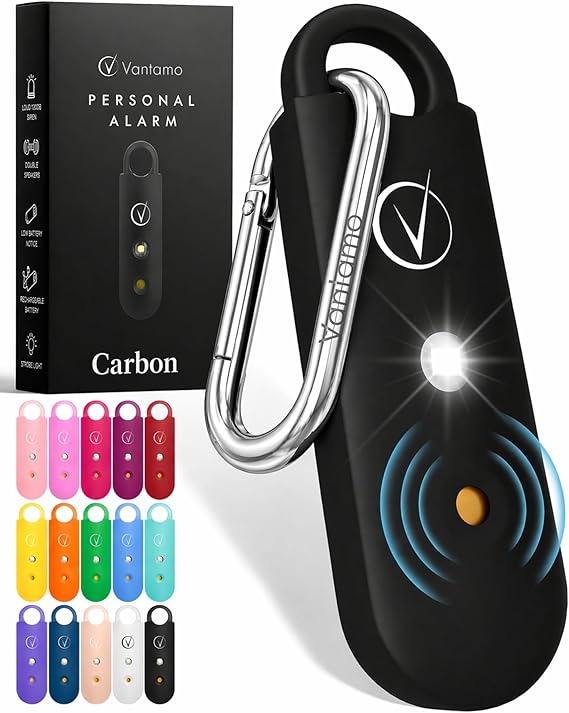 🔥 PRIX FLASH | Alarme Personnelle Vantamo - 130dB, avec Double Haut-Parleur, Flash LED Pui Alarme Personnelle Vantamo - 130dB, avec Double Haut-Parleur, Flash LED Puissant (Vendeur Tiers)